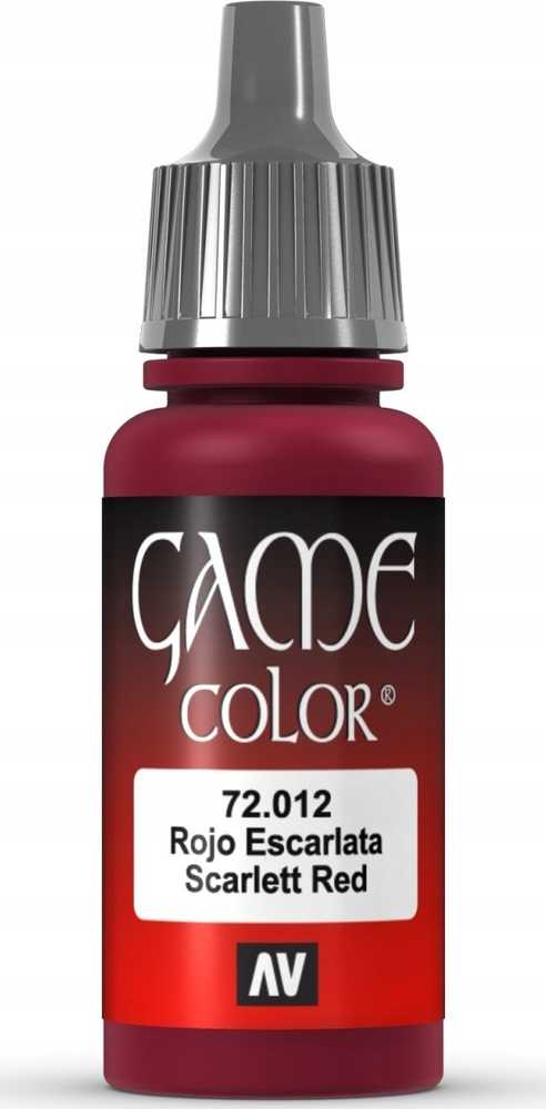 Vallejo : 72.012 - Game Color - Scarlet Raudona (18 ml)