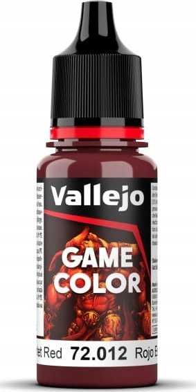 Vallejo : 72.012 - Game Color - Scarlet Raudona (18 ml)