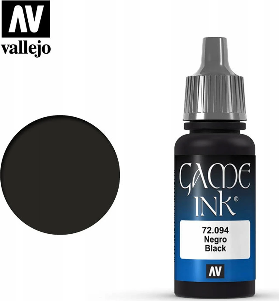 Vallejo 72.094, 17 ml, juodas, buteliukas