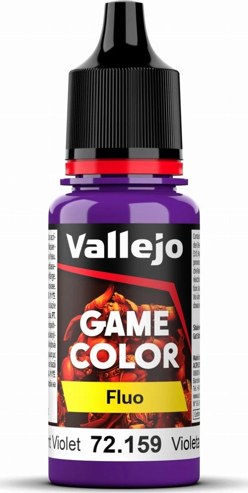 Vallejo Vallejo: 72.159 – Žaidimo spalva – Fluo – Violetinė (18 ml)