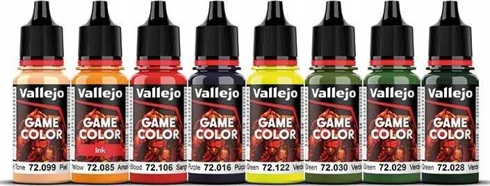Vallejo Vallejo: 72.192 – Žaidimo spalva – Orkai ir goblinai (8x18 ml)