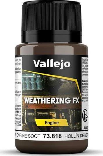 Vallejo Vallejo: 73.818 - „Weathering FX“ - Variklis - Rudi variklio suodžiai (40 ml)