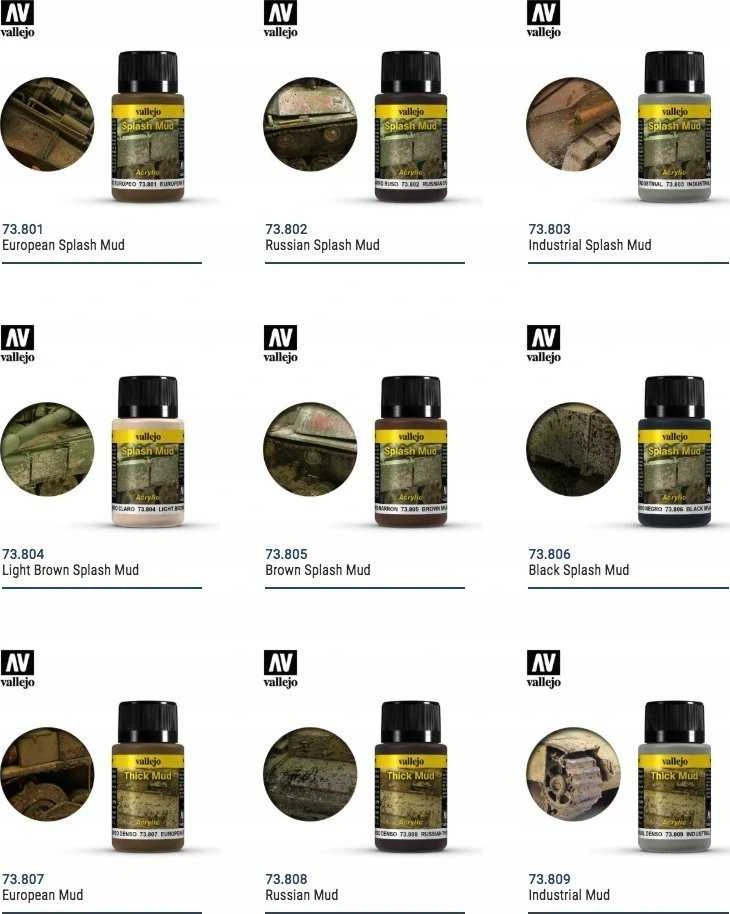 Vallejo Vallejo: 73.820 – Oro sąlygų efektai – Aplinka – Sniegas (40 ml)