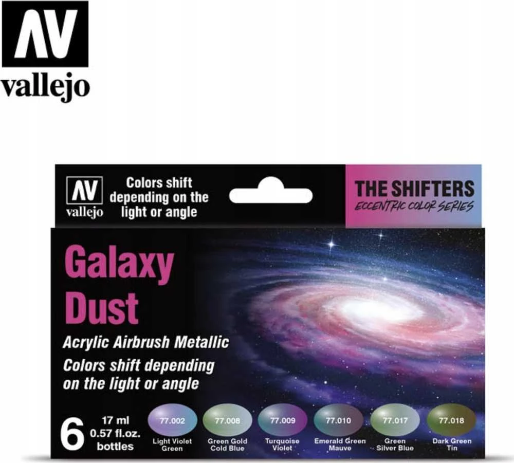 Vallejo Vallejo: 77.092 – „The Shifters“ – „Galaxy Dust“ (6 x 17 ml)