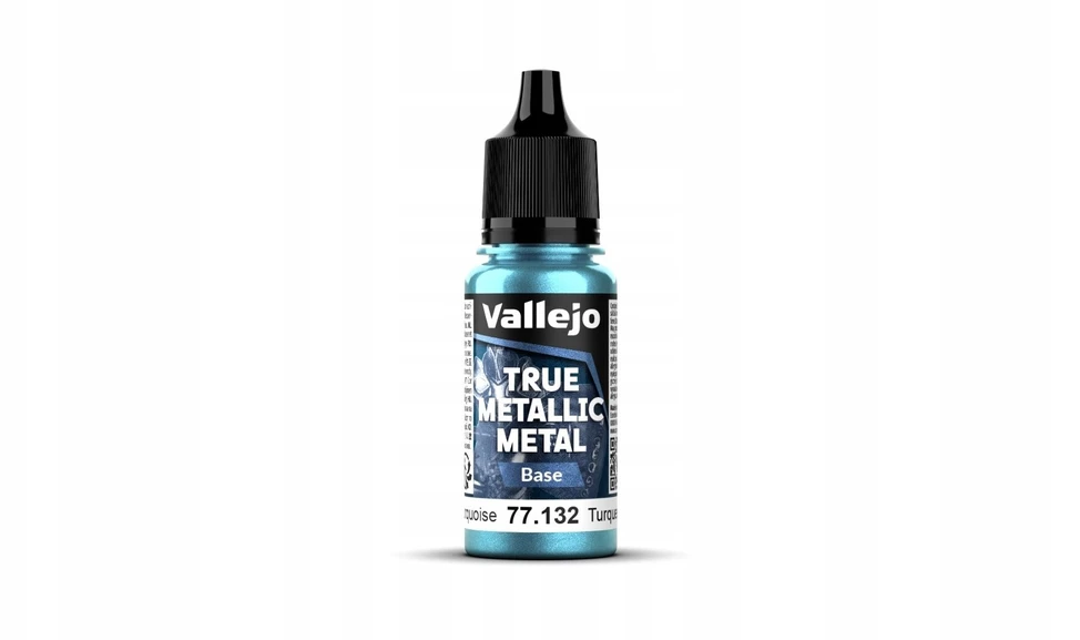 Vallejo : 77.132 - True Metallic Metal - Base - Hydra Turquoise (18 ml)