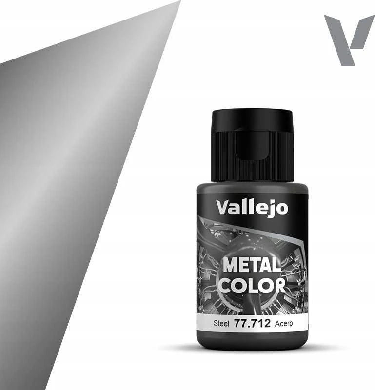 Vallejo Vallejo: 77.712 – Metalo spalva – Plienas (32 ml)