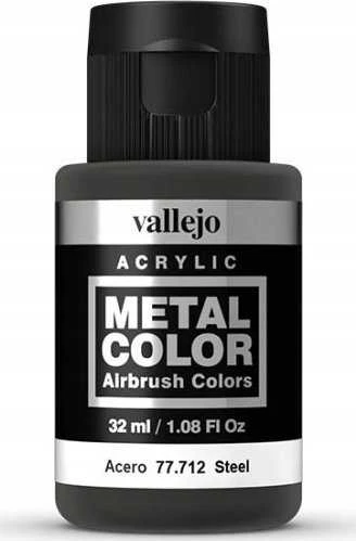 Vallejo Vallejo: 77.712 – Metalo spalva – Plienas (32 ml)