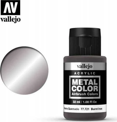 Vallejo : 77.721 - Metal Color - Apdegęs geležis (32 ml)