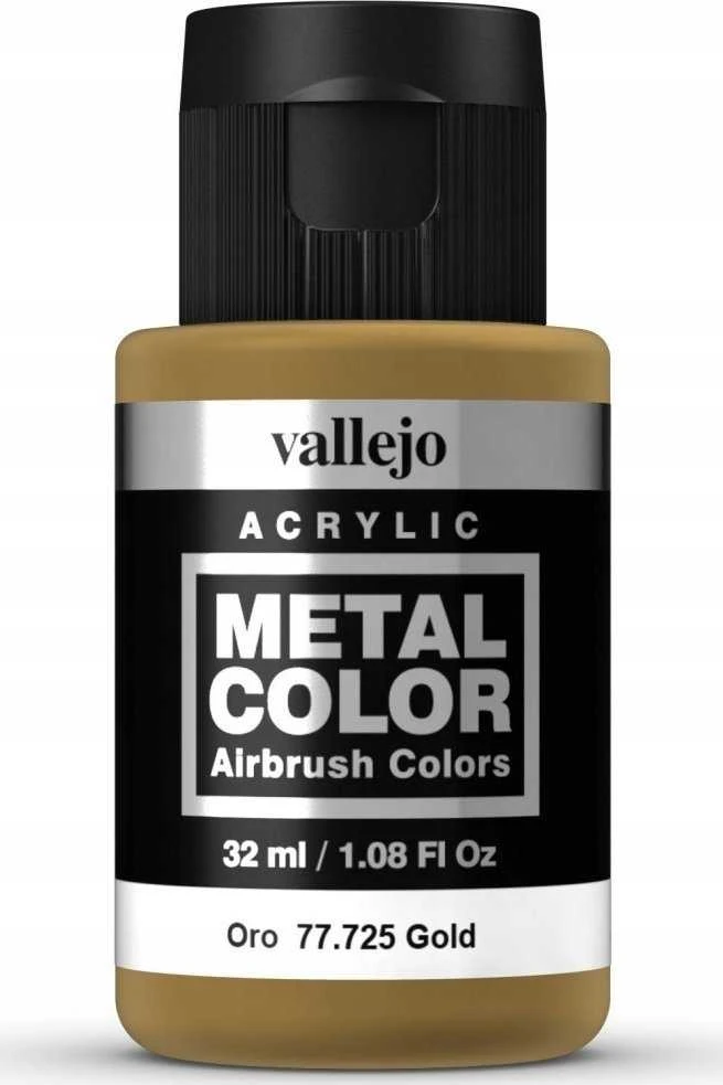 Vallejo Vallejo: 77.725 – Metalo spalva – Auksinis (32 ml)