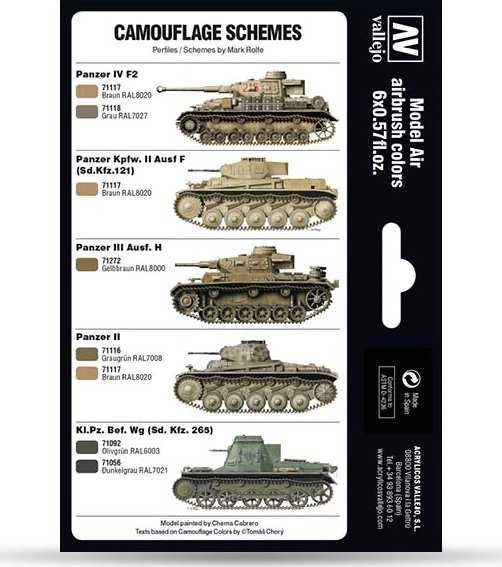 Vallejo Vallejo: AFV – DAK spalvos 1941-1944 6x17