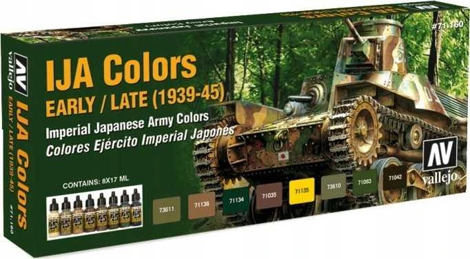 Vallejo : AFV – IJA Colors 1937-1945 8x17