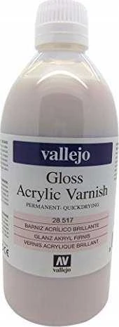 Vallejo Vallejo: Blizgus akrilinis lakas 500 ml