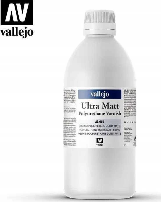 Vallejo Vallejo: Itin matinis poliuretano lakas 500 ml