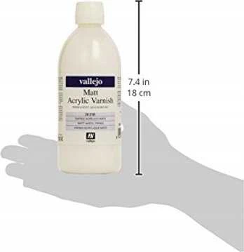 Vallejo Vallejo: Matinis akrilinis lakas 500 ml