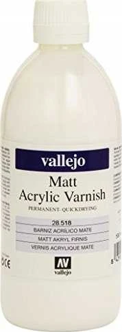 Vallejo Vallejo: Matinis akrilinis lakas 500 ml