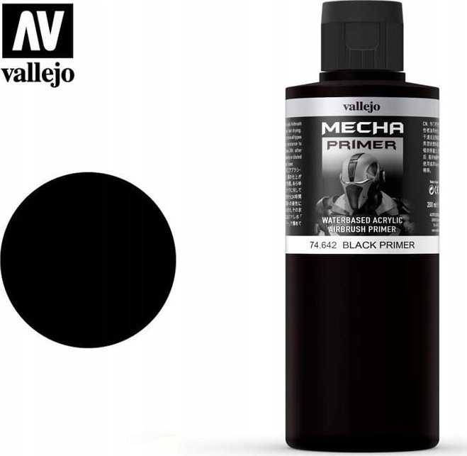 Vallejo Vallejo: „Mecha“ gruntas – juodas, 200 ml