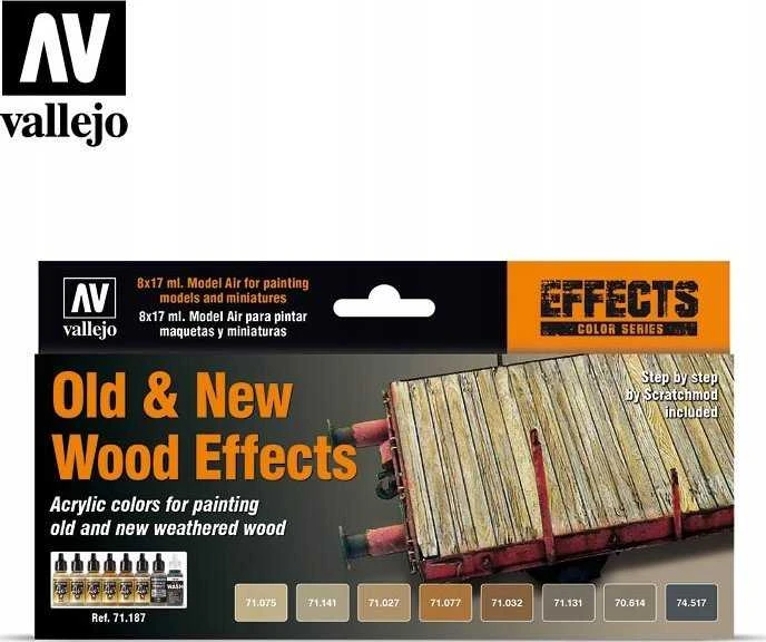 Vallejo Vallejo: Model Air - Old & New Wood Effects 8x 17 mm