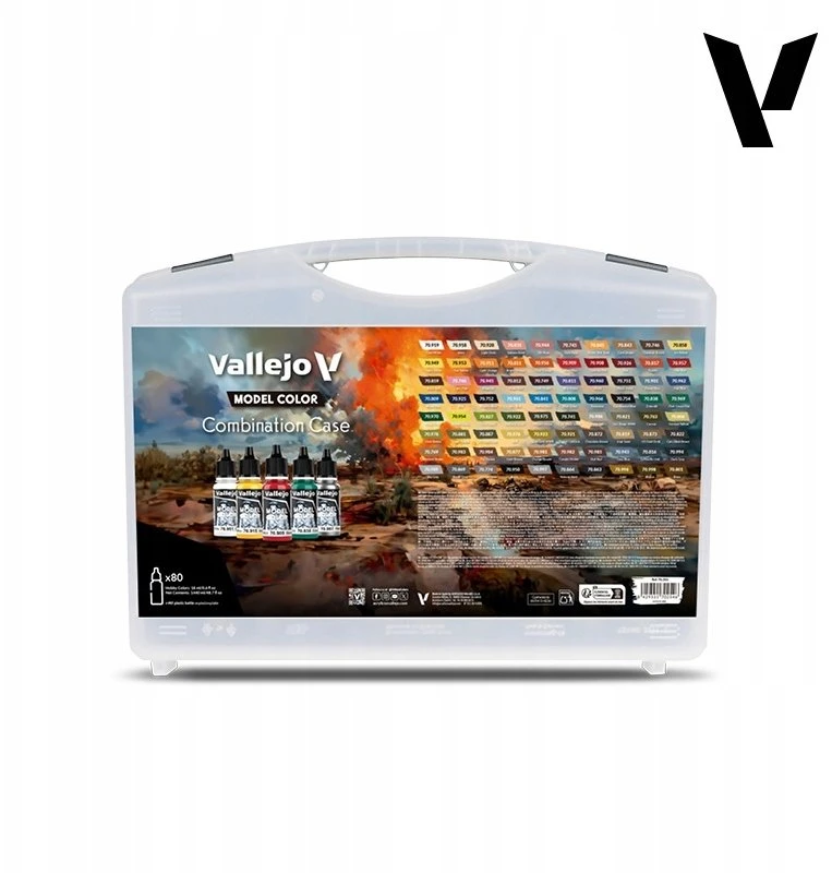 Vallejo Vallejo: Model Color - derinių dėklas (80 x 18 ml)