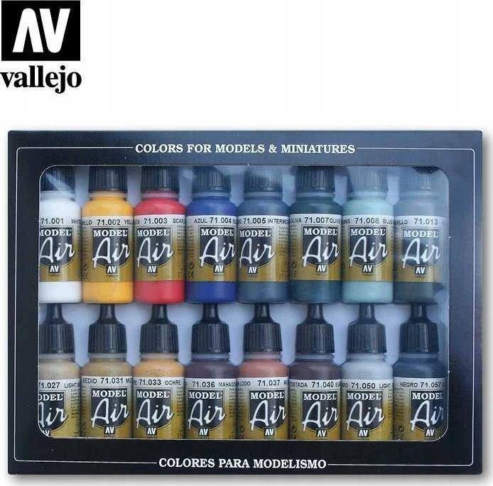 Vallejo Vallejo: Modelis Air - pagrindinės spalvos 16x17