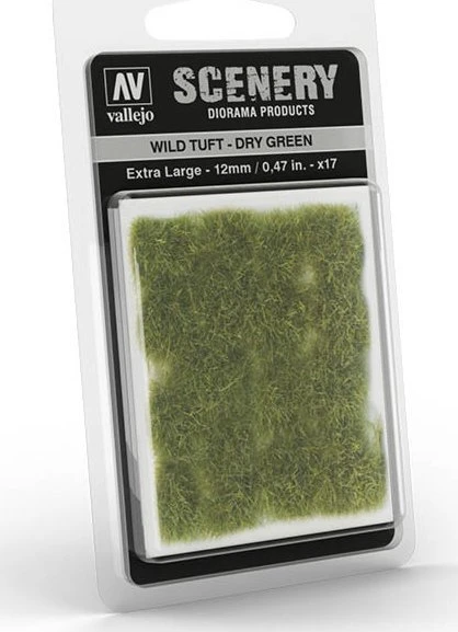 Vallejo – Scenery Wild Tuft Dry Žalias (12 mm)