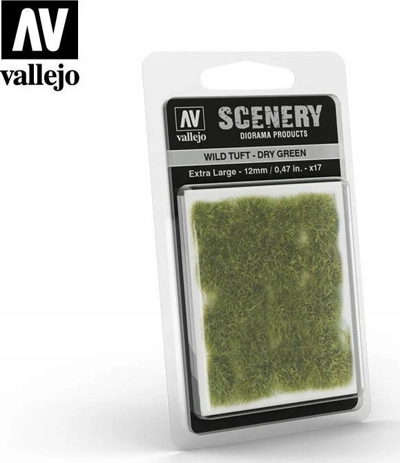 Vallejo – Scenery Wild Tuft Dry Žalias (12 mm)