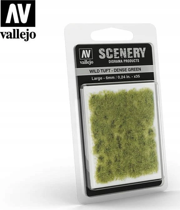 Vallejo 6mm žolės kuokštelių pakuotė