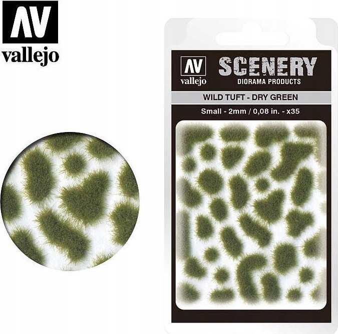 Vallejo Vallejo: Scenery - Wild Tuft - Dry Žalias (2 mm)x35
