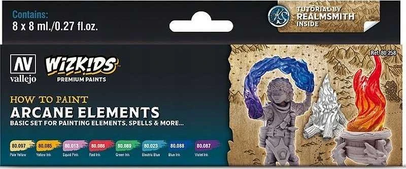 Vallejo Vallejo: Wizkids - Arcane Elements 8x8 ml