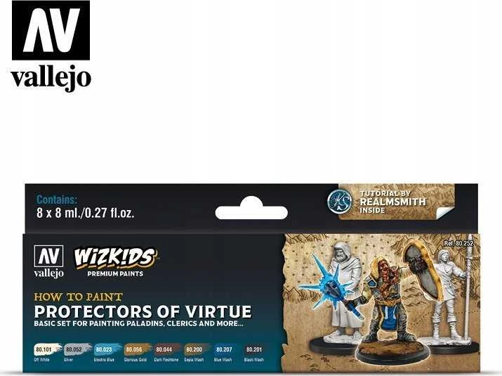 Vallejo Vallejo: Wizkids - Dorybės gynėjai 8x8 ml