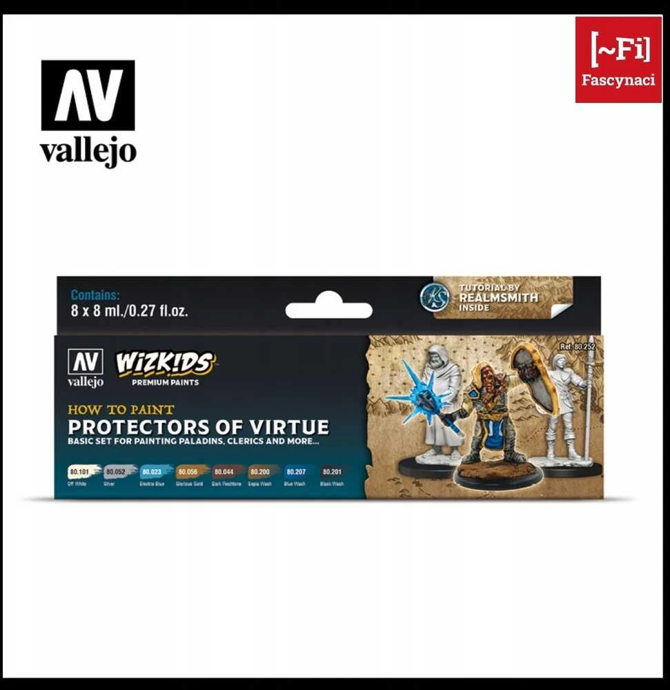 Vallejo Vallejo: Wizkids - Dorybės gynėjai 8x8 ml