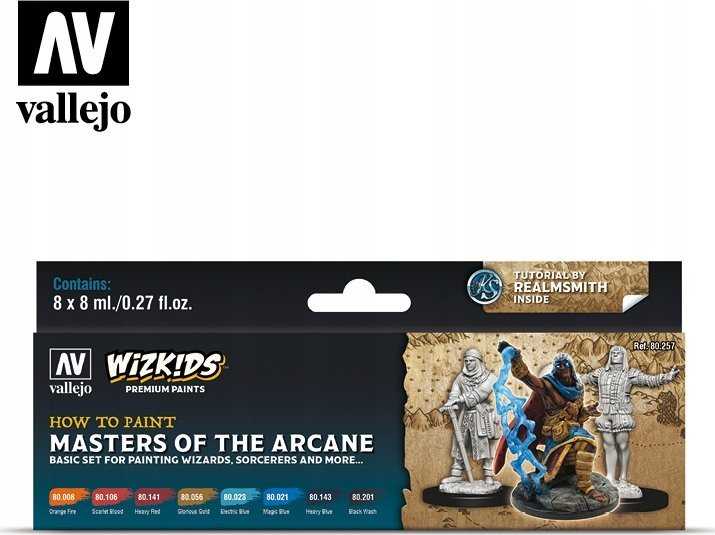 Vallejo : Wizkids – Arkanų valdovai 8x8 ml