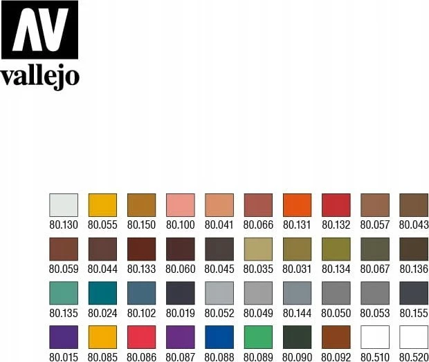 Vallejo Vallejo: Wizkids - Vidutinio dydžio dėžutė 40x8 ml