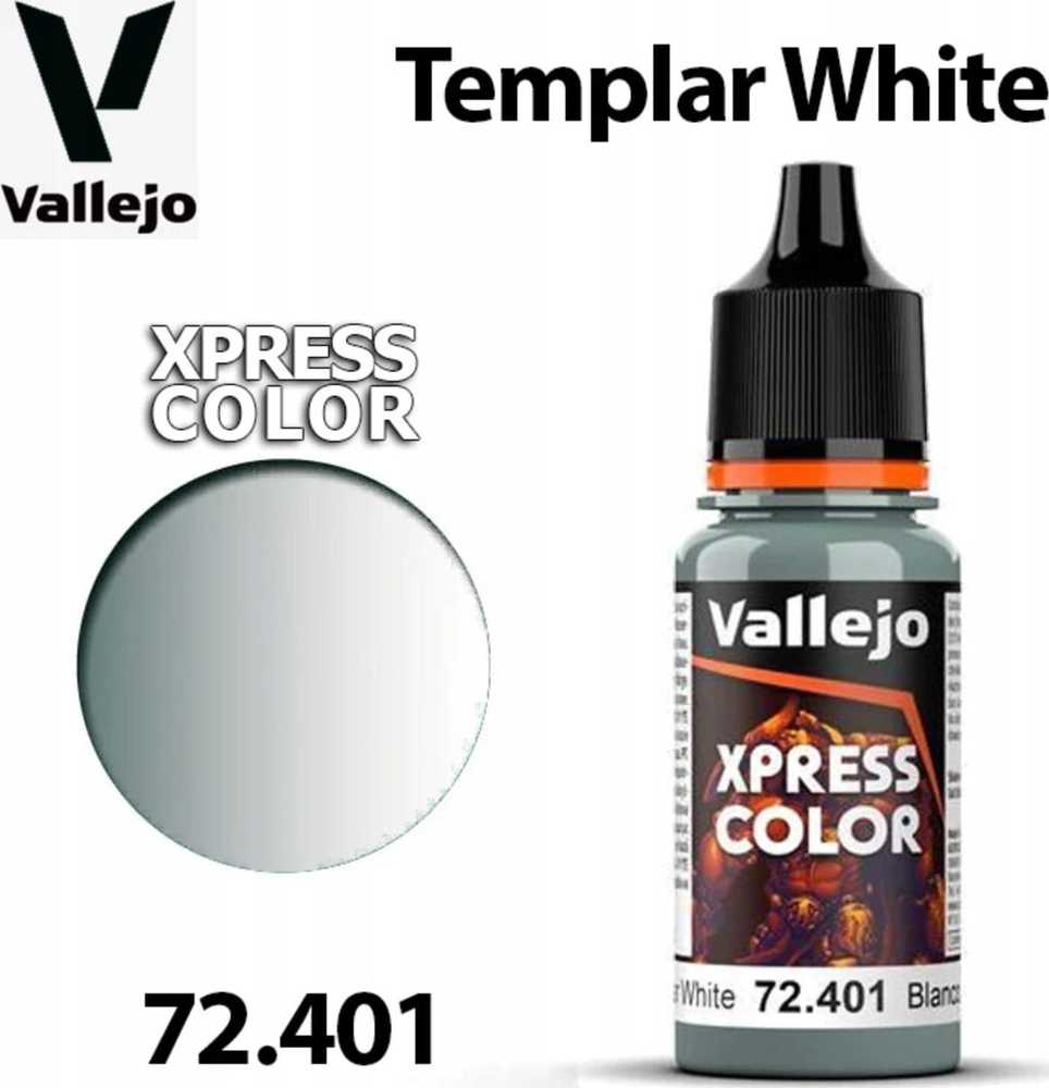 Vallejo Vallejo: „Xpress Color“ dažai – Templar Baltas 18 ml