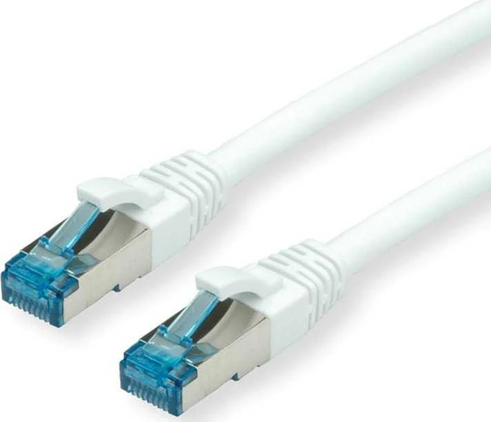 Value Vertė VERTĖ - Patch- Kabelis - RJ- 45 (M) iki RJ- 45 (M) - 7 m - SFTP, PiMF - CAT 6a - be halogenų, formos, be Haken, ant žemės - baltas (1976 99 21)