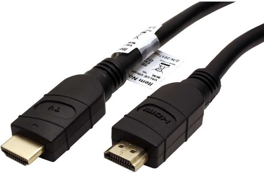 Value Vertė HDMI – HDMI laidas 20 m juodas (JAB-3882902)