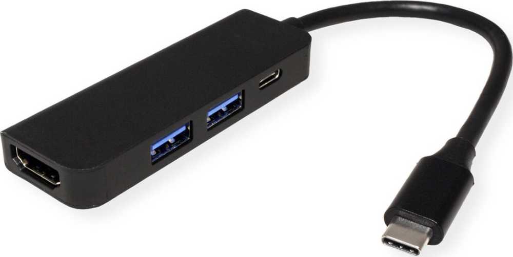 Šakotuvas Value Vertė USB-C stotis / replikatorius (12.99.1042)