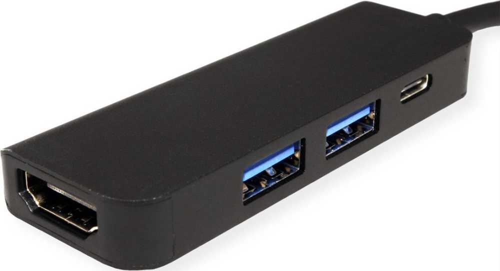 Šakotuvas Value Vertė USB-C stotis / replikatorius (12.99.1042)