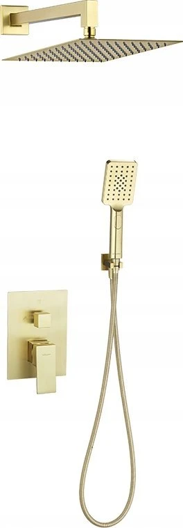 Valvex 2420270 dušo komplektas ARS CONCESSED DUŠO RINKINYS BRUSHED GOLD VALVEX // BV.2420270