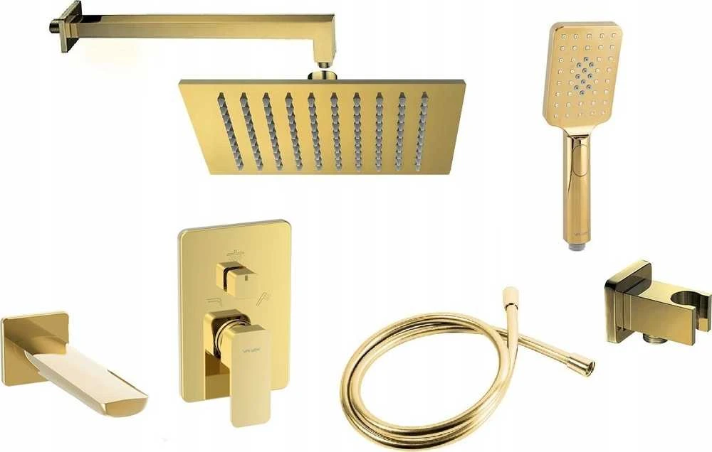 Vonios maišytuvas Valvex 2455550 BAT. LOFT GOLD WANNOWO-NATRYSKOWA PODTYNKOWA // BV.2455550