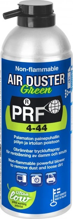 Valiklis Suspaustas oras balionėlyje PRF 4-44 Air Duster Žalias 520ml nedegus, PRF