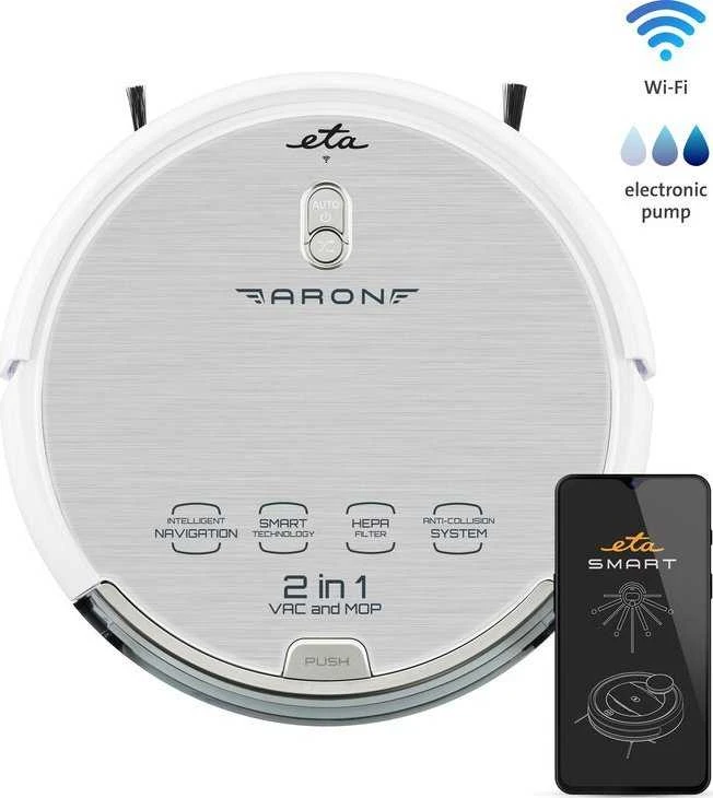 Dulkių siurblys - robotas  ETA Aron 3512 90000, Baltas