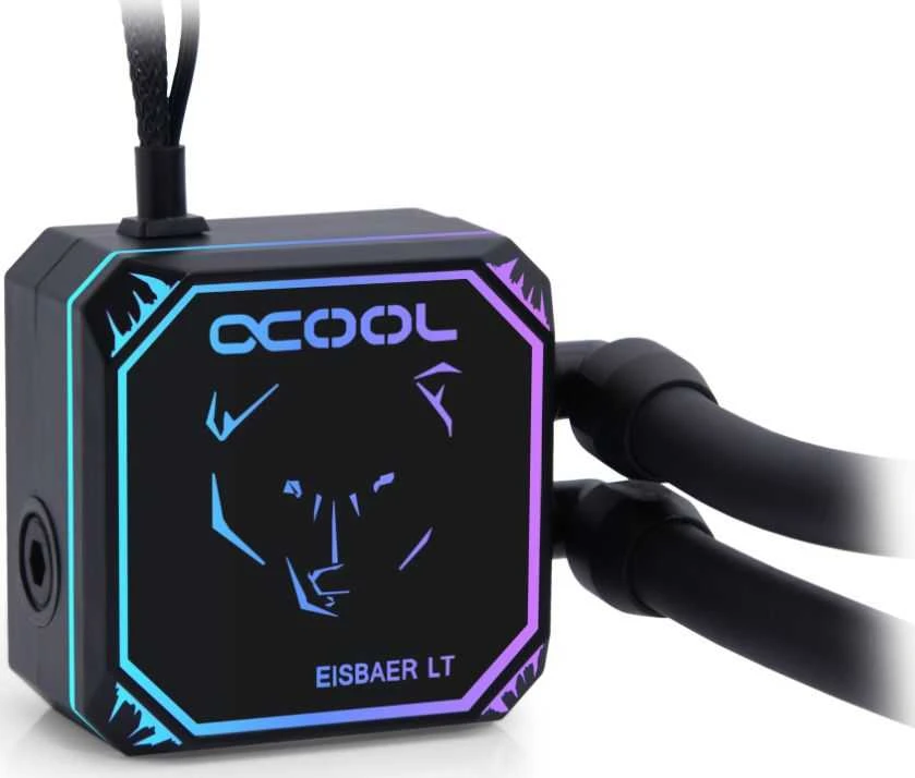 Alphacool Eisbaer LT360 Aurora HPE Digital RGB pilnas Vanduo aušinimas · 360 mm