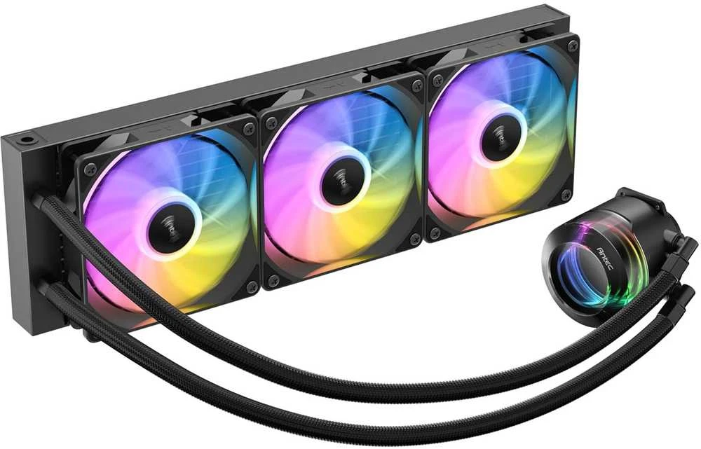 Vandens aušinimas Antec Vortex Lum 360 Juodas ARGB (0-761345-40055-8)