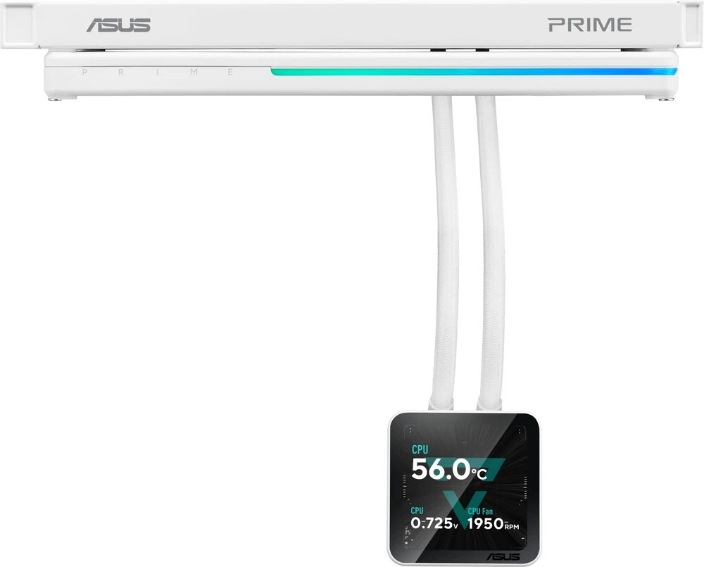 Vandens aušinimas Asus Prime SLC II 360 ARGB LCD WHT (90RC01W2-B0EAY0)