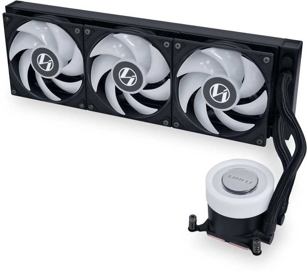 Lian Li GA II Lite RGB All-in-One Liquid Cooler – 360mm, juodos spalvos