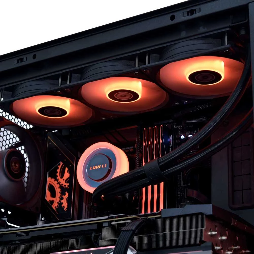 Lian Li GA II Lite RGB All-in-One Liquid Cooler – 360mm, juodos spalvos