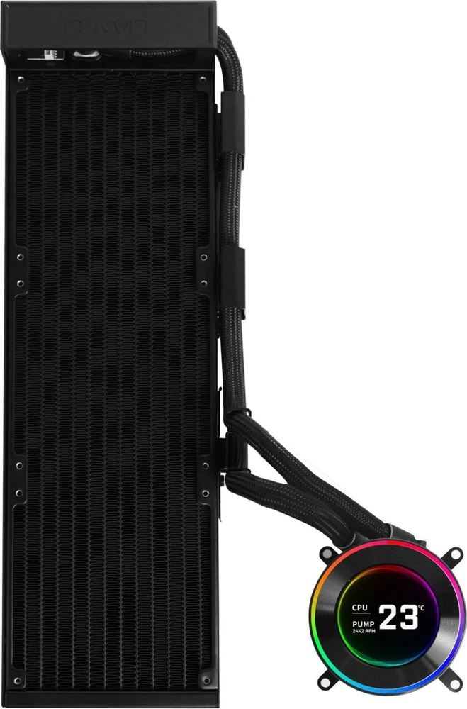 Lian Li HYDROSHIFT II LCD-C 360N Fanless ARGB AiO Wasserkühlung - juodas