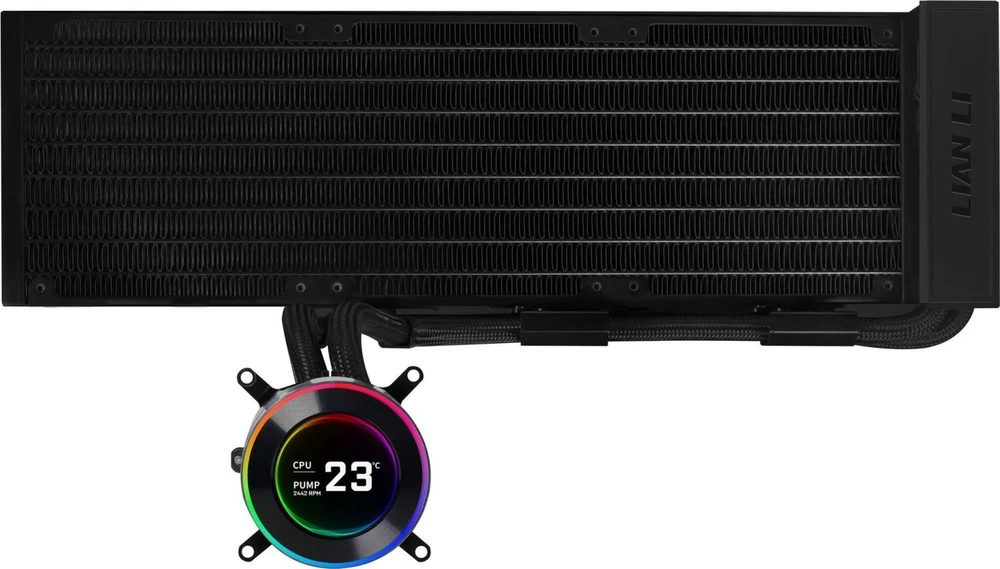 Lian Li HYDROSHIFT II LCD-C 360N Fanless ARGB AiO Wasserkühlung - juodas