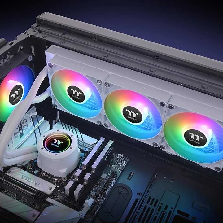 Chłodzenie wodne Thermaltake TH360 V2 ARGB Sync Baltas (CL-W365-PL12SW-A)