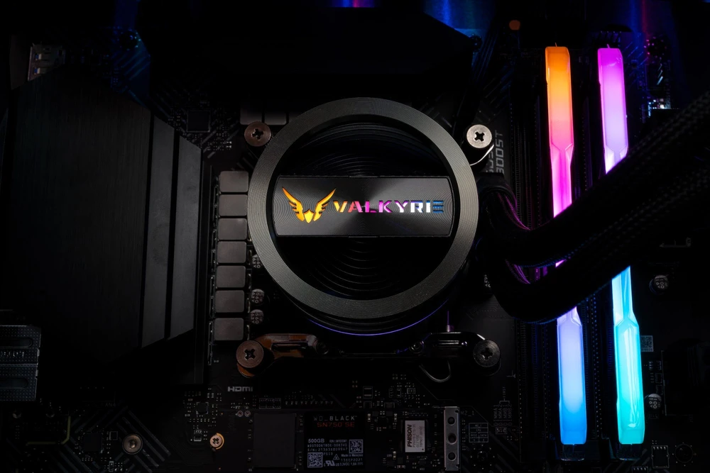 Procesoriaus Aušintuvas - Valkyrie VK-AIODR240B, juodas